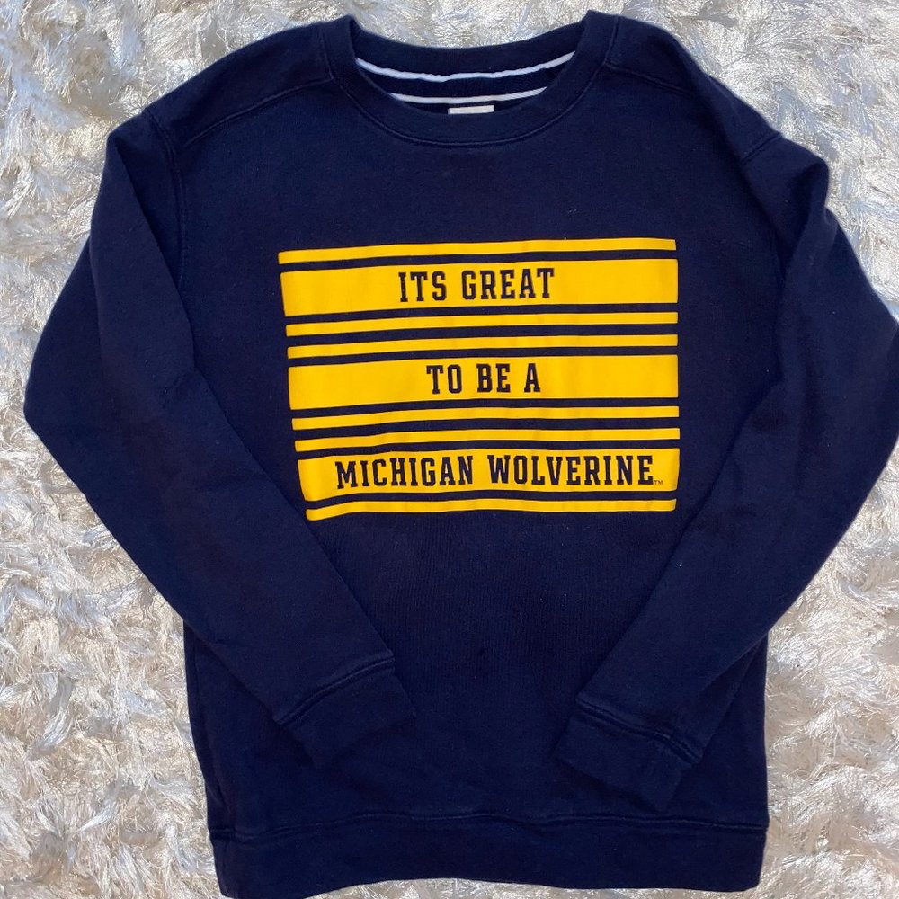 XS/S PINK "It's Great To Be A Michigan Wolverine" Sweatshirt